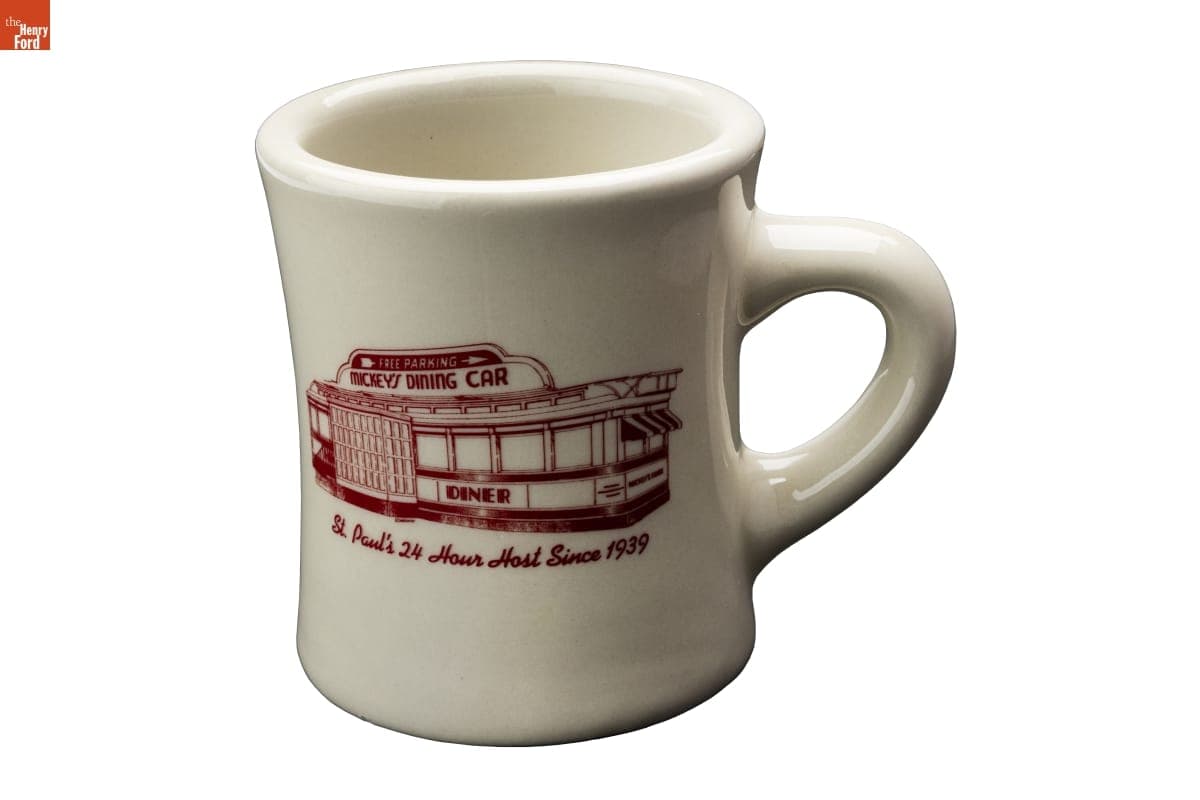 "Mickey's Dining Car" Mug, 1990-2000
