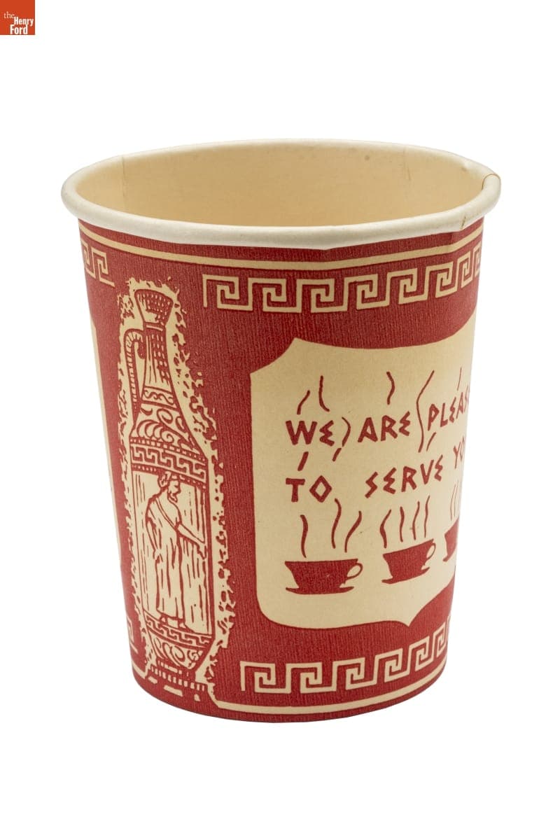 Service Diner "Anthora" Paper Cup, Garfield, New Jersey, 1966-1980
