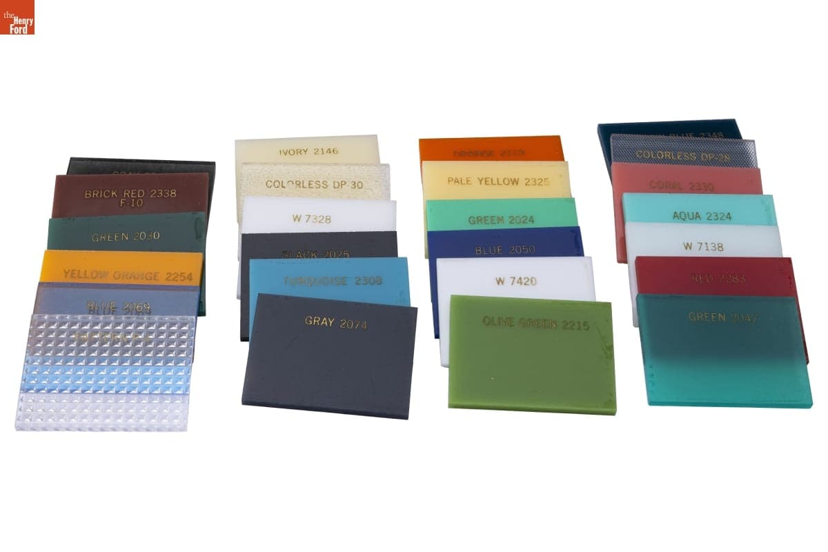 Plexiglas Samples,1950-1960