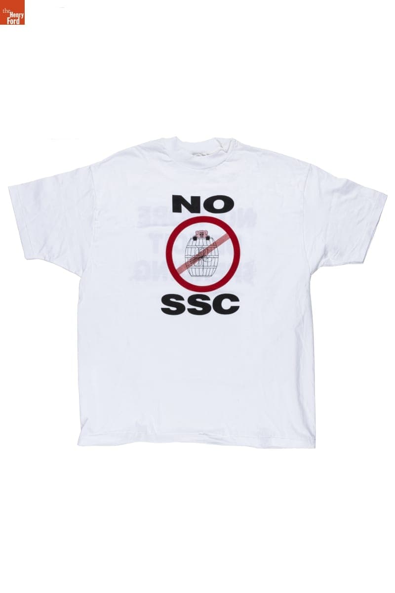"No SSC" T-Shirt, 1987-1993
