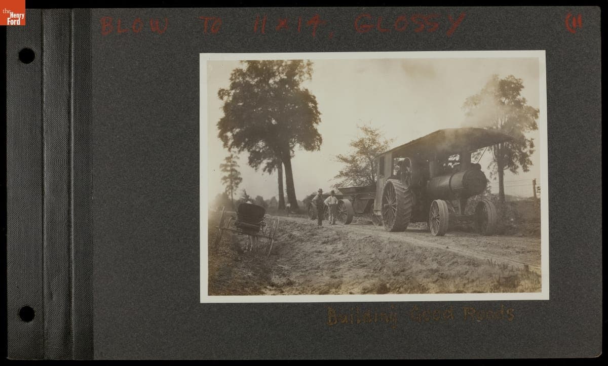 "Building Good Roads," circa 1910