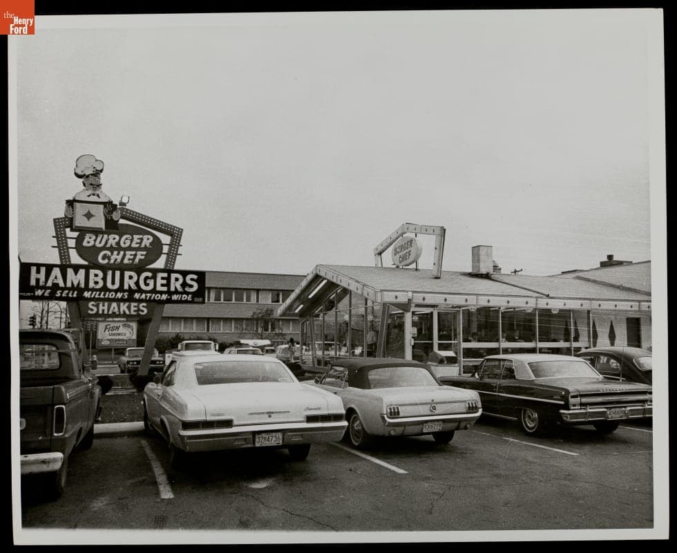 Burger Chef Restaurant, Indiana, circa 1967