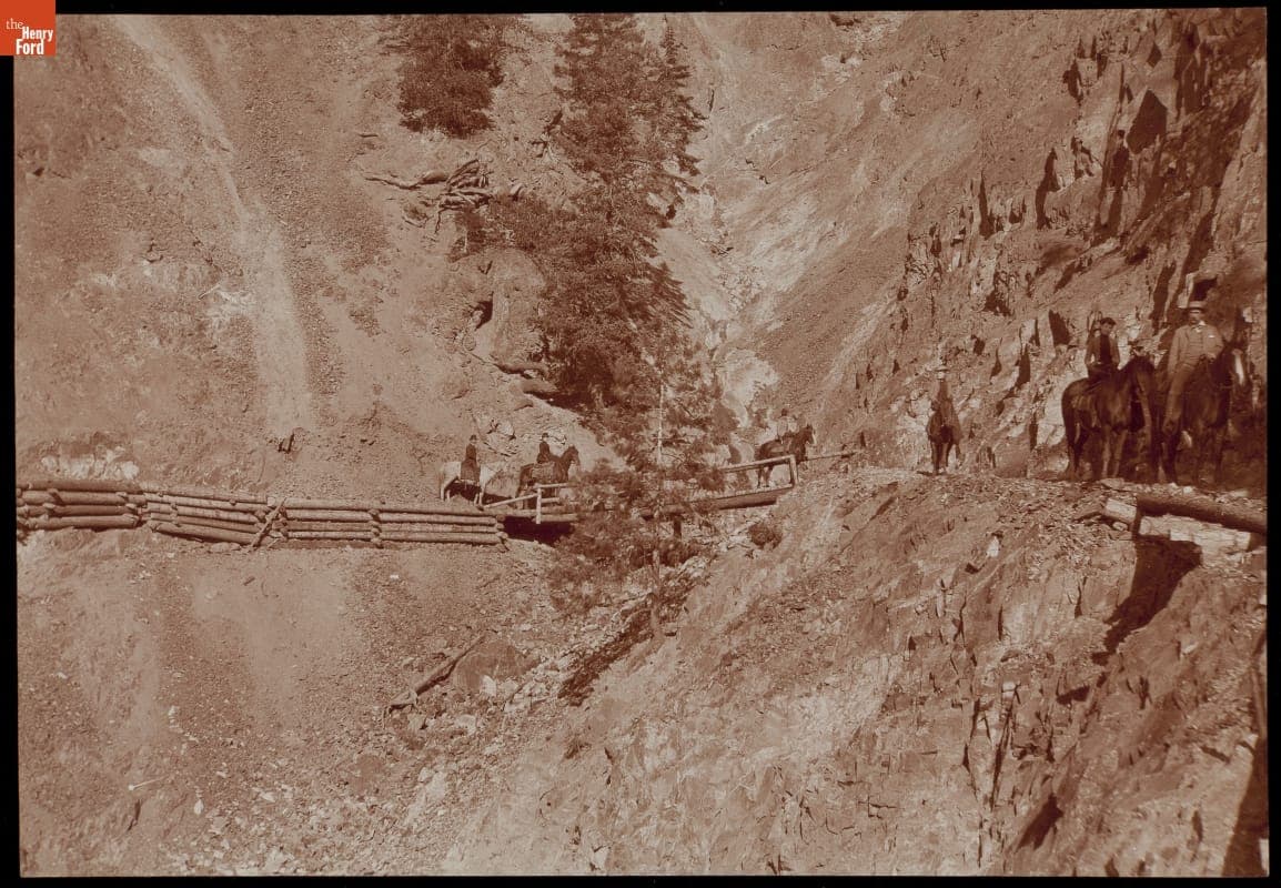 Fall Road, Ouray, Colorado, circa 1905