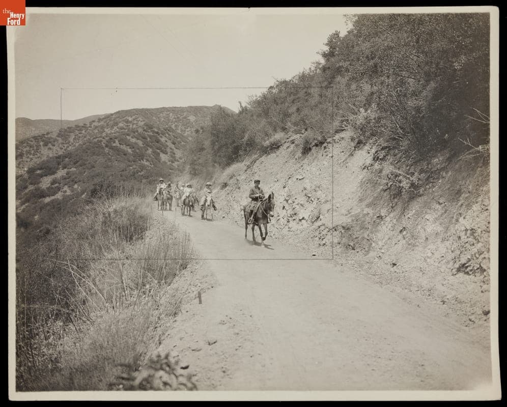 Hitting the Trail, Ventura County, California, circa 1905