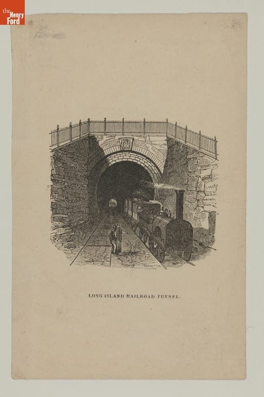 "Long Island Railroad Tunnel," circa 1852