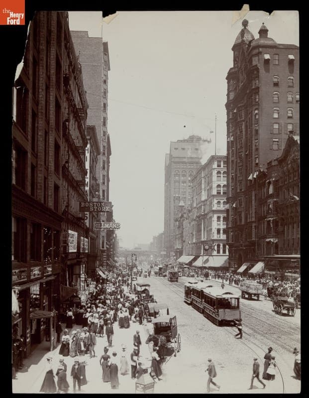 State Street, Chicago, Illinois, circa 1900