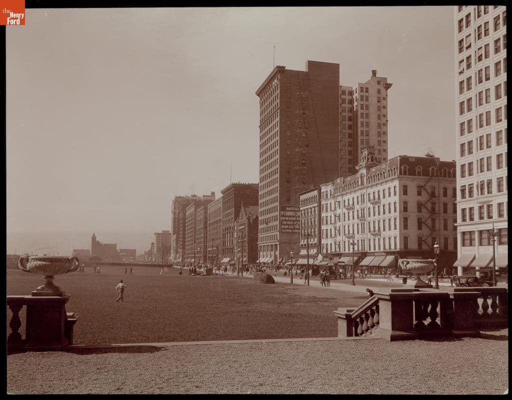 South from Museum of Art, Chicago, Illinois, 1910-1915