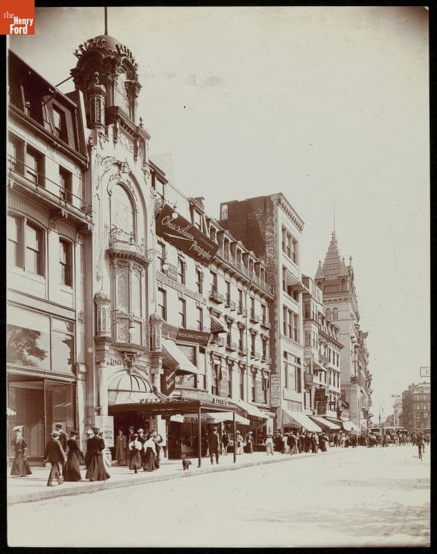 "Tremont Street, Looking South," Boston, Massachusetts, circa 1905