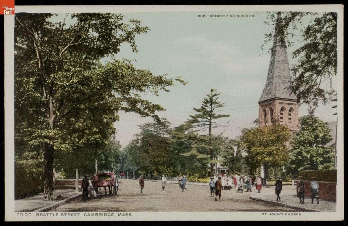 "Brattle Street, Cambridge, Massachusetts," circa 1905