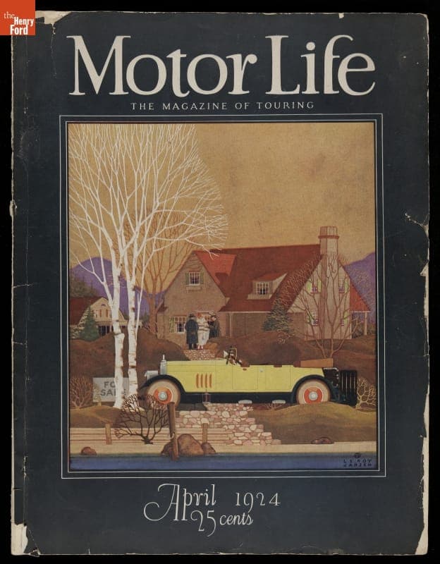 "Motor Life, The Magazine of Touring," April 1924