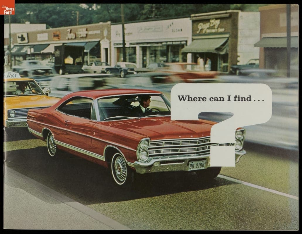 Ford Dealership Locator, "Where Can I Find..,?" 1965-1969