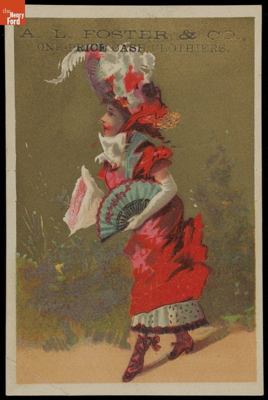 Trade Card for Men's and Children's Clothing, A. L. Foster & Co., 1880-1900