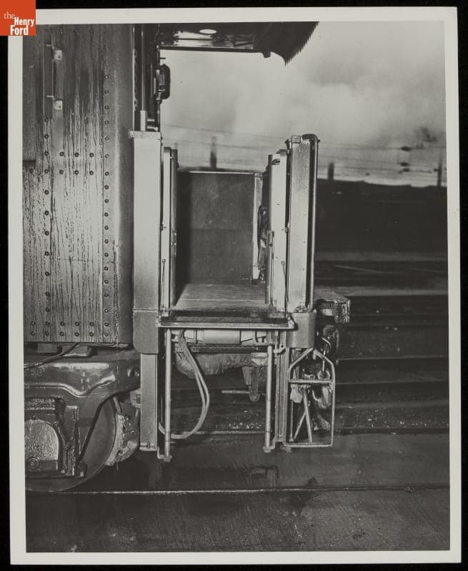 Lift Created for Franklin D. Roosevelt to Board the Presidential Railcar, "Ferdinand Magellan," circa 1943