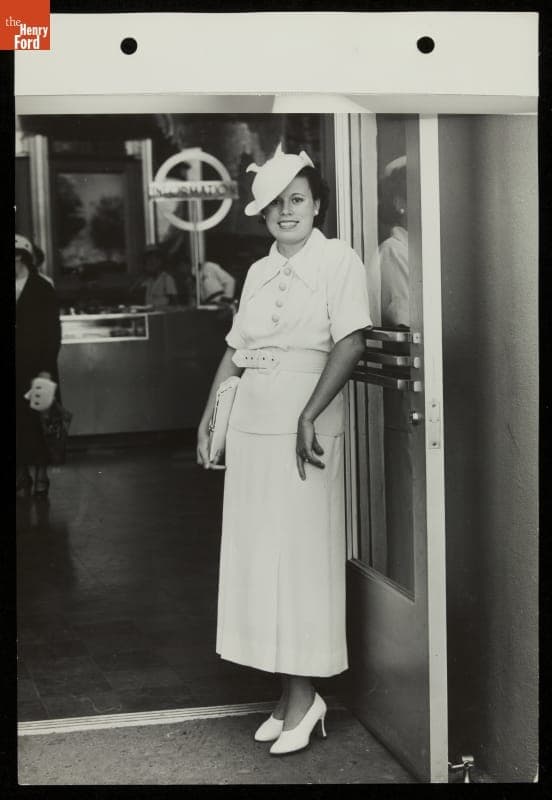 500,000th Visitor to the Ford Building, California Pacific International Exposition, San Diego, 1935
