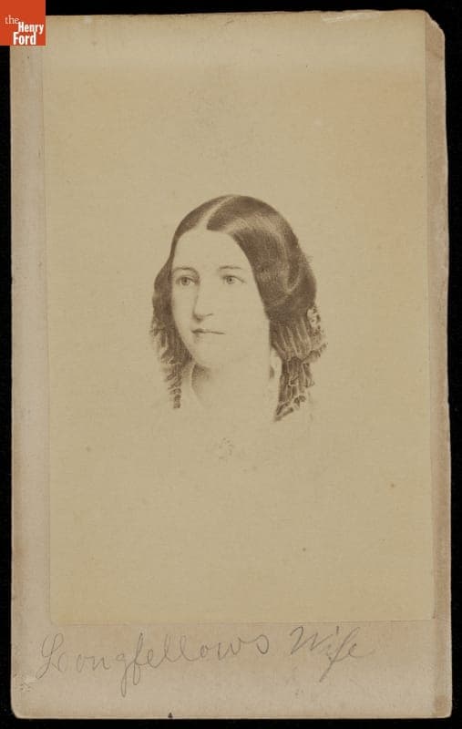 Portrait of Fanny Appleton Longfellow, circa 1855