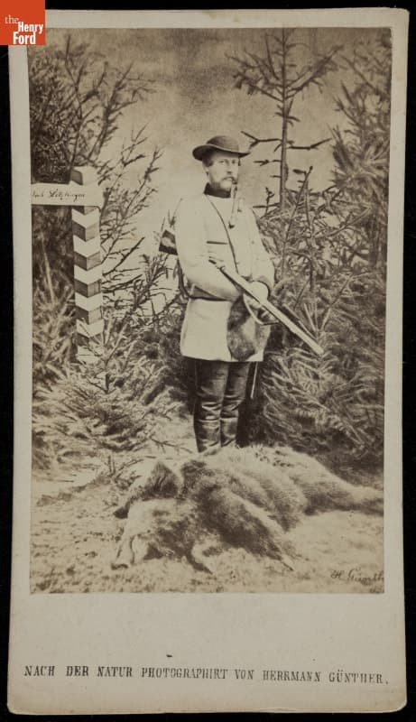 Portrait of a Hunter, circa 1870