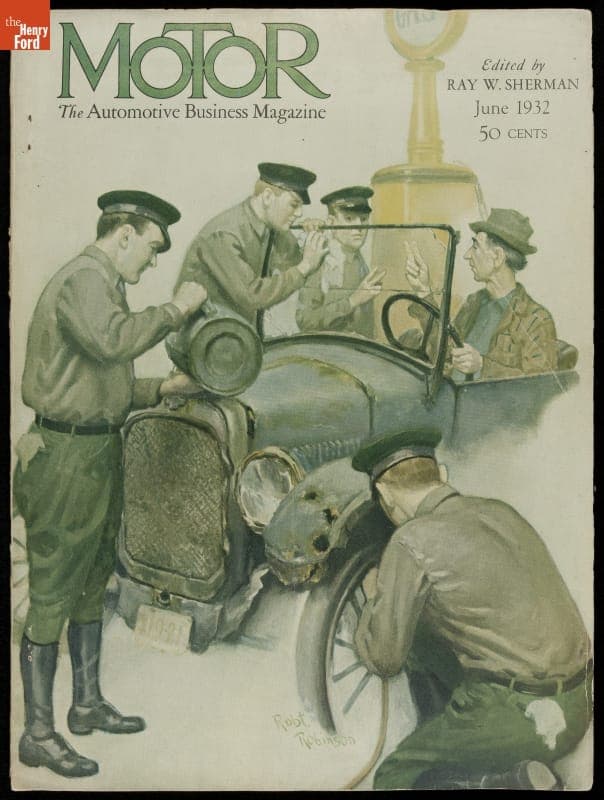 Magazine, "Motor," June 1932