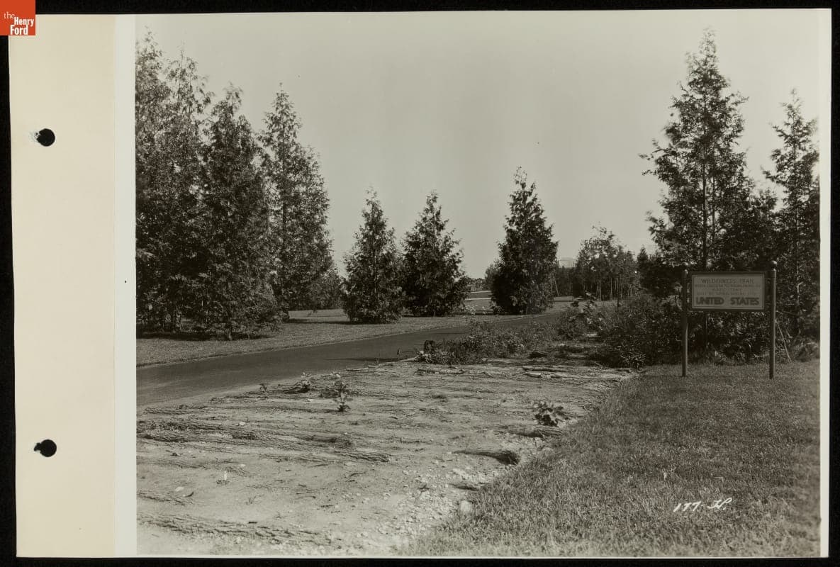Replica of the Wilderness Trail, Roads of the World, Century of Progress International Exposition, Chicago, Illinois, 1934