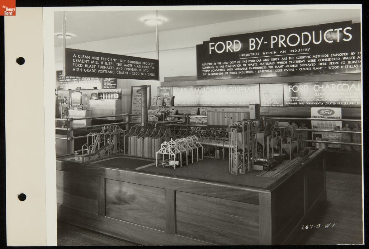 Ford By-Products Display, Ford Exhibition Building, Century of Progress International Exposition, Chicago, Illinois, 1934
