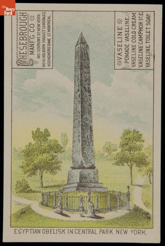 Trade Card for Vaseline Brand Products, Chesebrough Manufacturing Co., 1881-1890