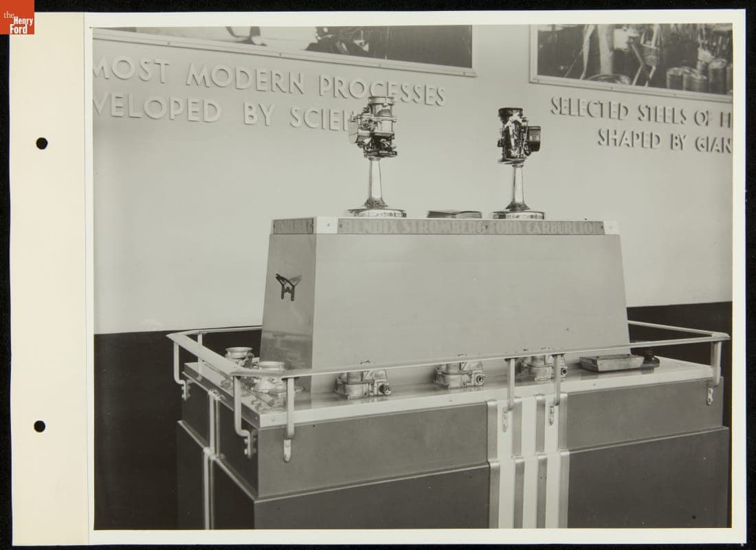 Bendix Carburetor Exhibit, Ford Exhibition Building, Century of Progress International Exposition, Chicago, Illinois, 1934