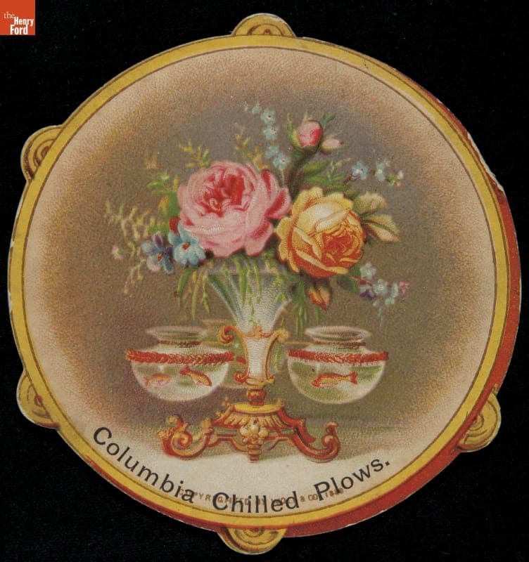 Trade Card for Columbia Chilled Plow, Copake Iron Works, 1889