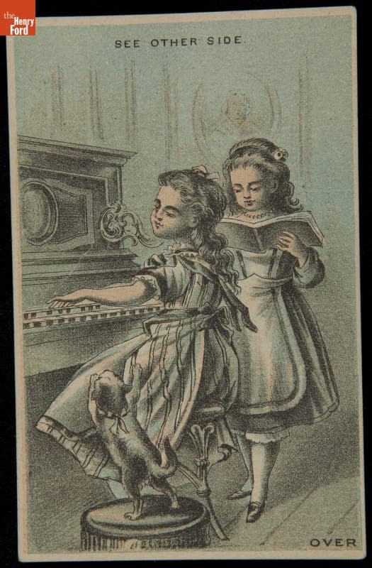 Trade Card for Columbia Chilled Plow, Copake Iron Works, circa 1875