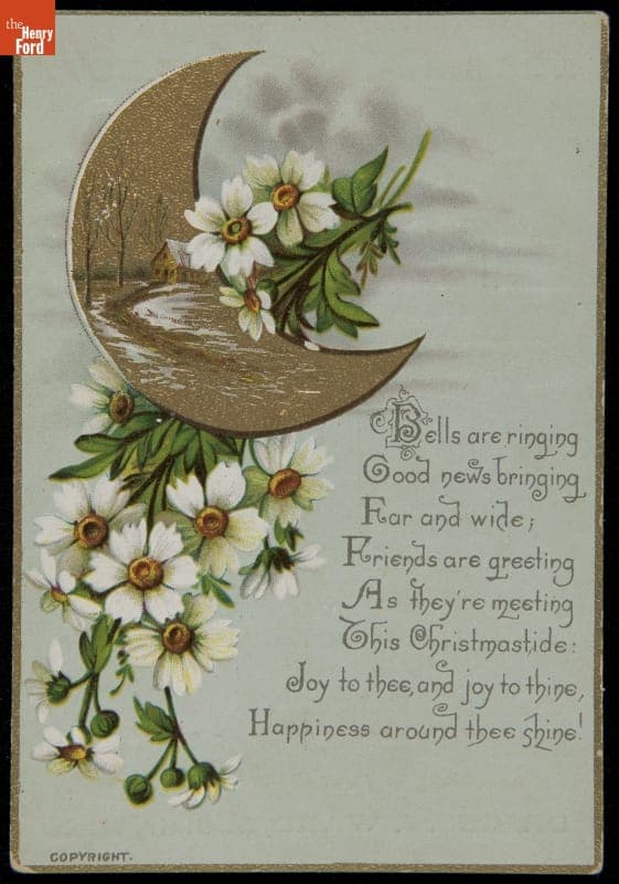 Trade Card for Dr. Geo. J. Ward, circa 1886 "Christmas Time Goods"