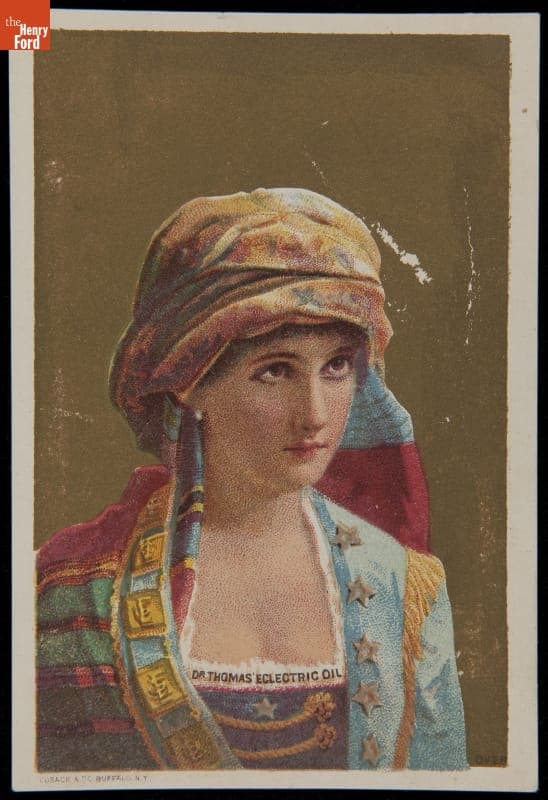 Trade Card for Dr. Thomas' Eclectric Oil, 1885-1895