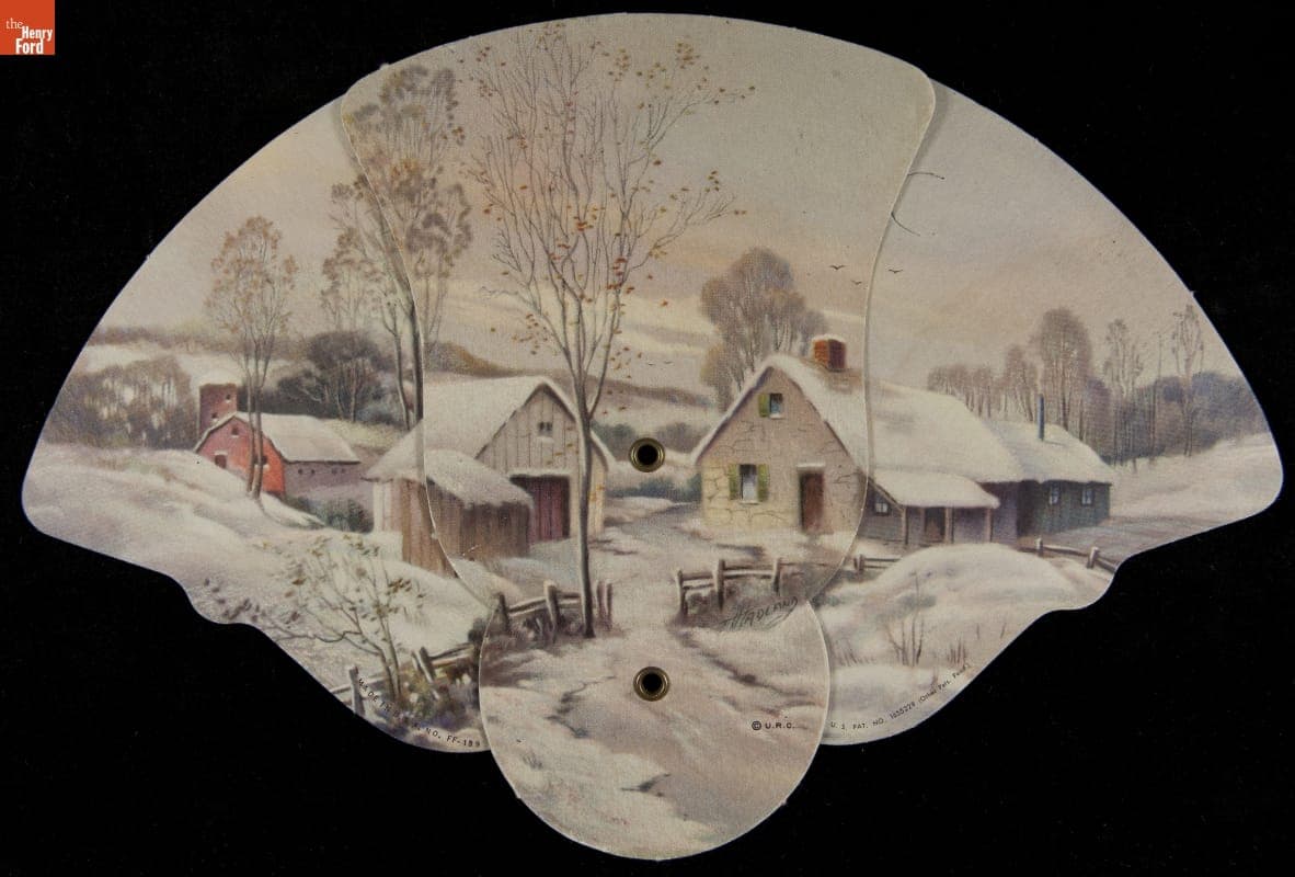 Fan Advertising Harland Sanders Court & Cafe, Corbin, Kentucky, circa 1950