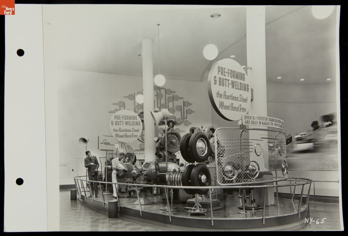 "Pre-Forming & Butt Welding" Display, Ford Exposition, New York World's Fair, 1939