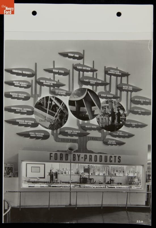 Products Used in Automobile Manufacture Display, Ford Exposition, New York World's Fair, 1939