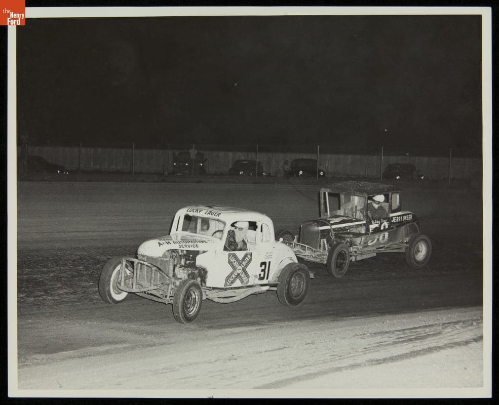 Bobby Unser--Photographs--Racing--1954 Speedway Park--Item13