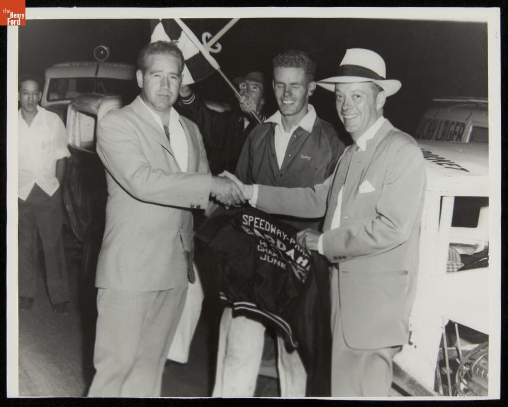 Bobby Unser--Photographs--Racing--1955 Speedway Park--Item1