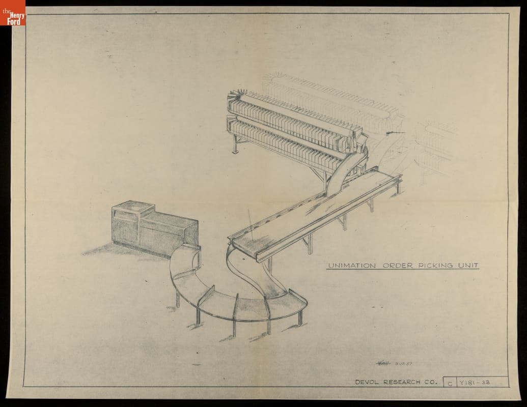 Unimation Order Picking Unit, Reference Number Y181-33