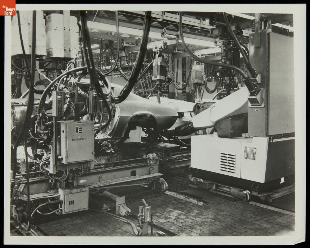 Unimate Industrial Robot in Use on General Motors Assembly Line, 1970-1975