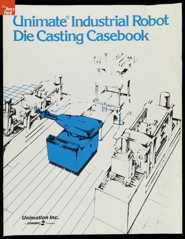 Unimate Industrial Robot Die Casting Casebook, Unimation Inc., 1976-1982