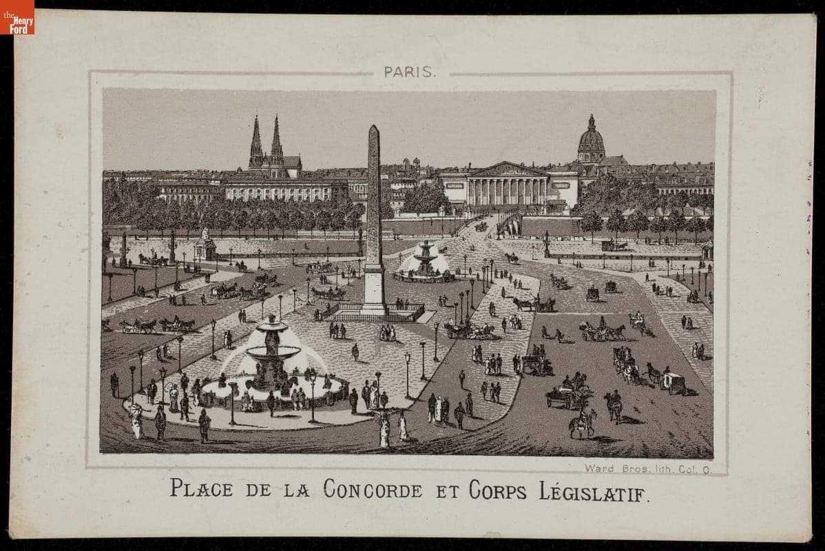 Trade Card for J. F. Stein, Optician, "Paris," circa 1890