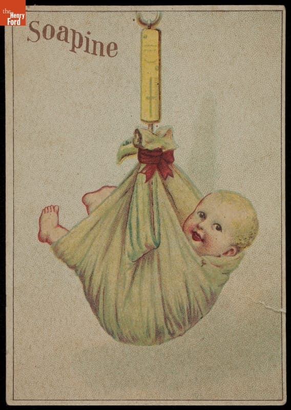 Trade Card for Soapine, Kendall Mfg. Co., 1880-1900