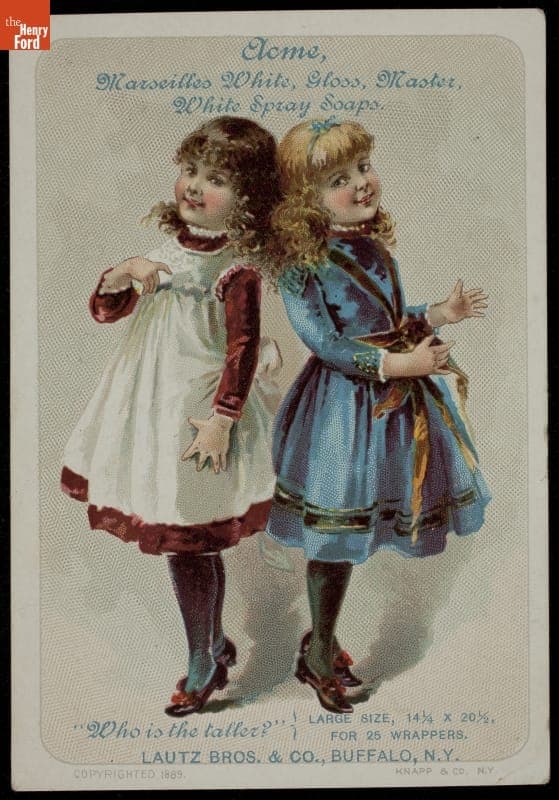 Trade Card for Acme Soap, Lautz Bros. Co., 1889