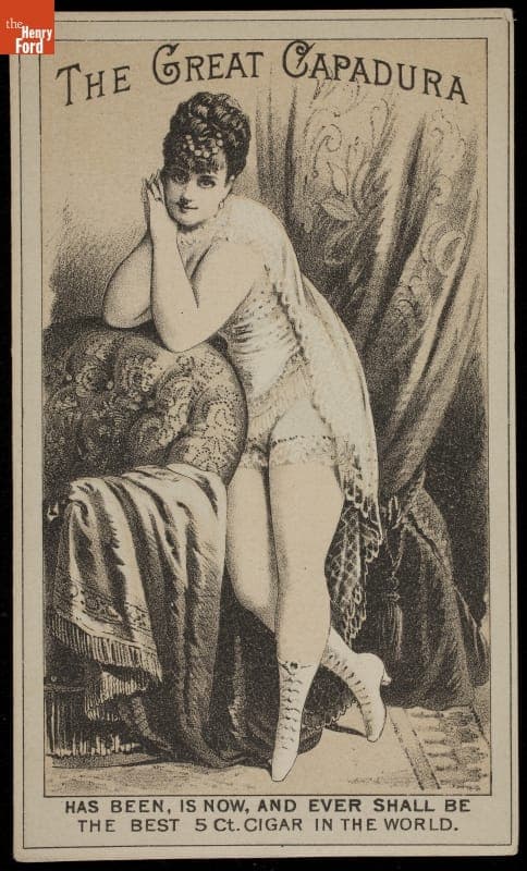 Trade Card for Capadura Cigars, R.C. Brown & Co., 1880-1900