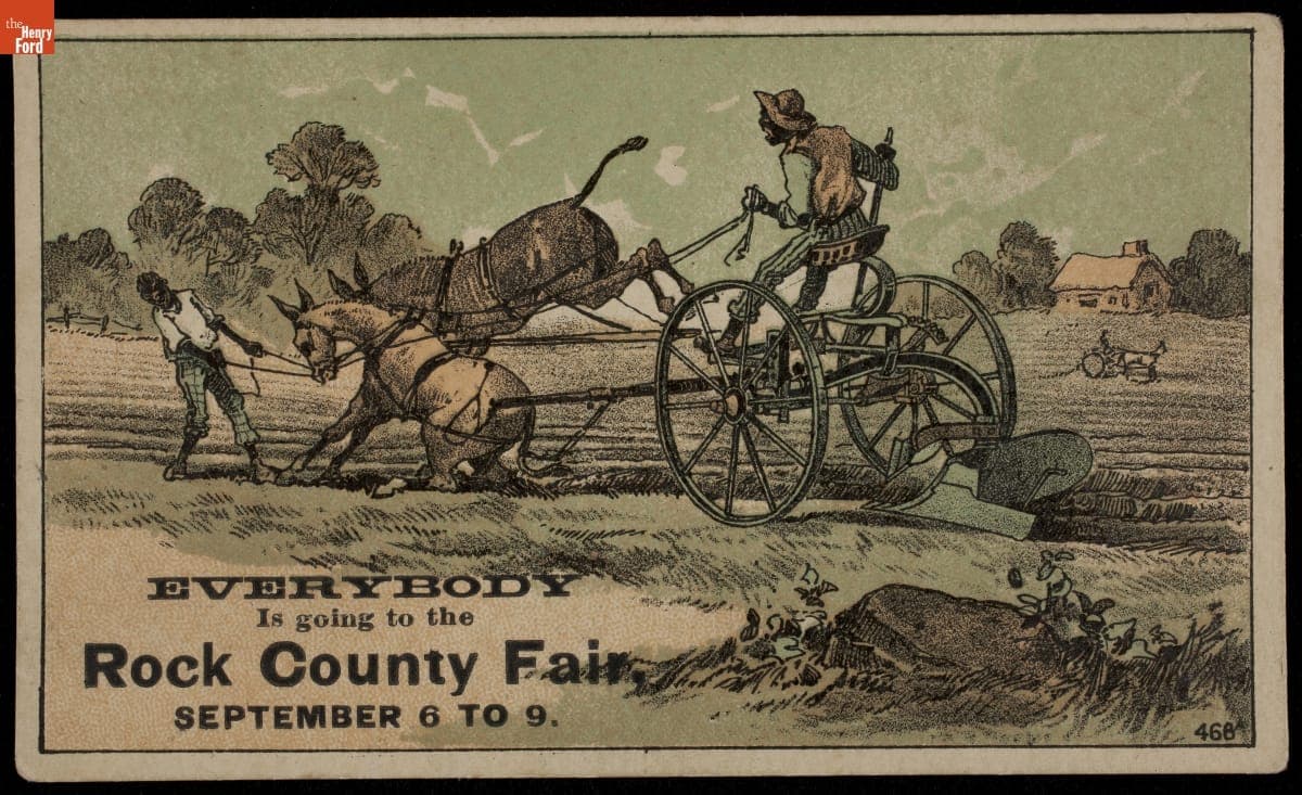 Trade Card for the Rock County Fair, 1892