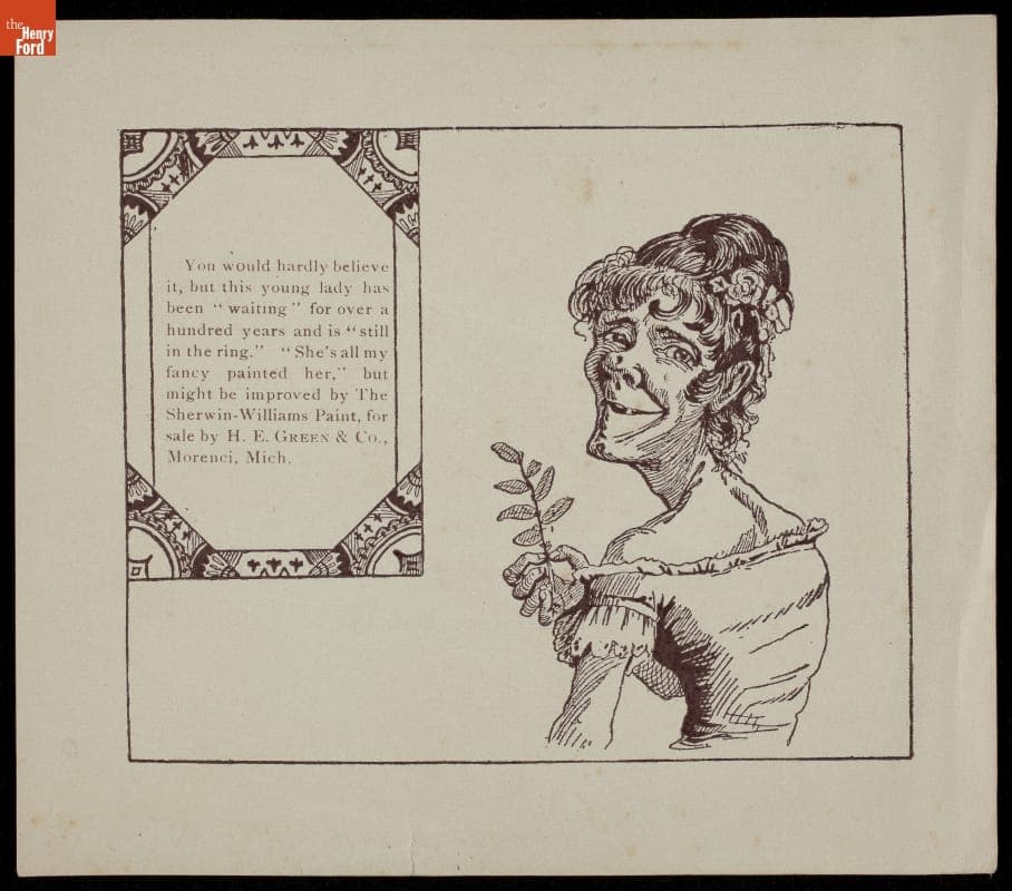 Trade Card for Sherwin-Williams Paint, 1870-1900