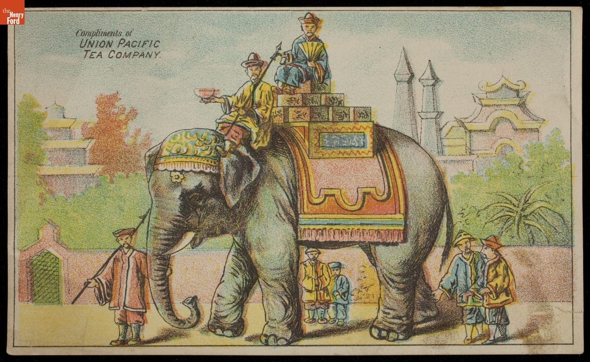 Trade Card for Tea and Coffee, Union Pacific Tea Co., 1890-1900