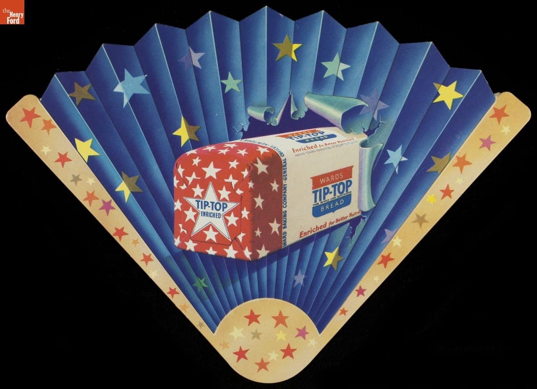 Fan Advertising Tip-Top Bread, 1911-1924