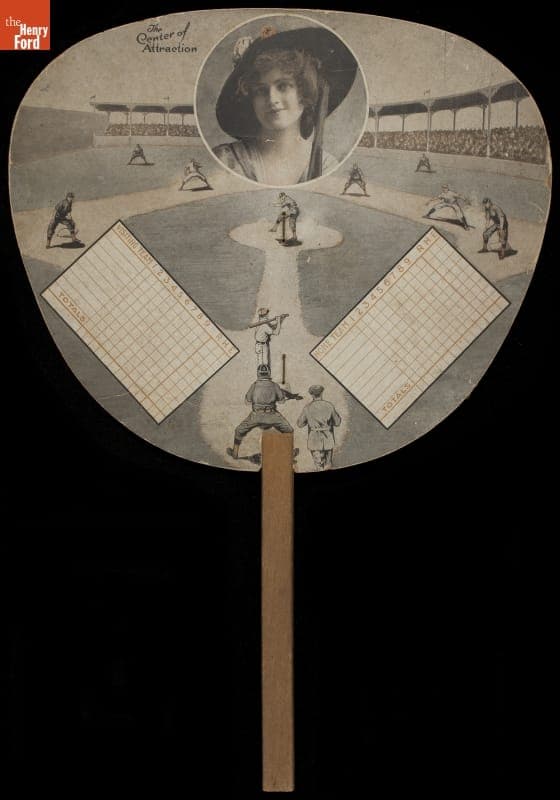 Advertising Fan for Minick's Ice Cream Factory, 1906-1910