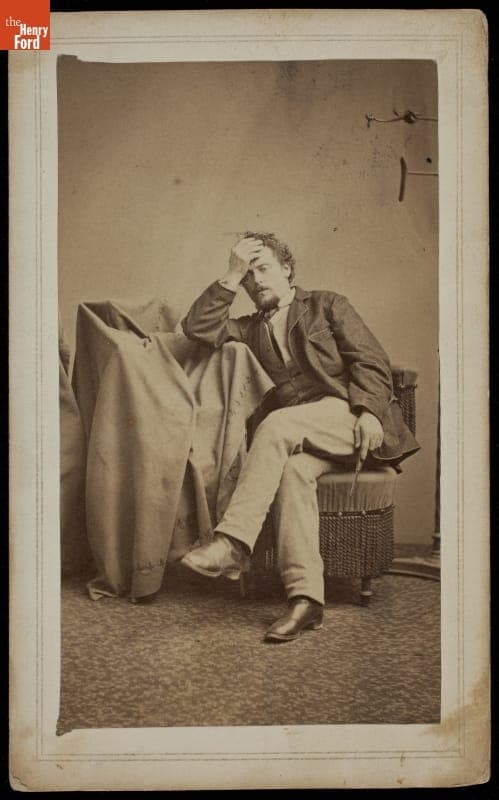 Studio Portrait of a Seated Man, circa 1865