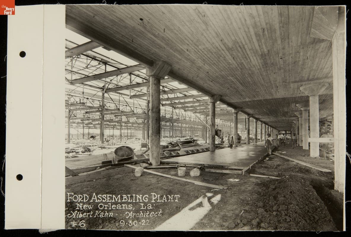 Ford Motor Company--Plant Construction--New Orleans, Louisiana--1922-1923--Item33