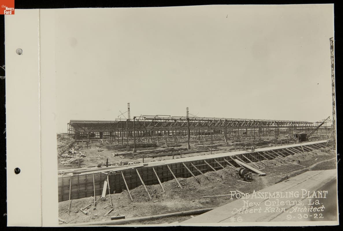 Ford Motor Company--Plant Construction--New Orleans, Louisiana--1922-1923--Item34