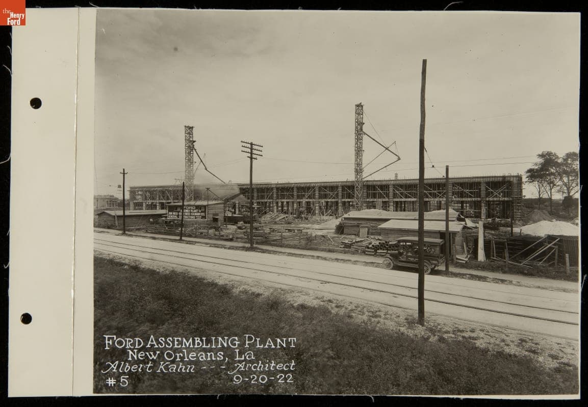 Ford Motor Company--Plant Construction--New Orleans, Louisiana--1922-1923--Item38